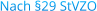 Nach §29 StVZO